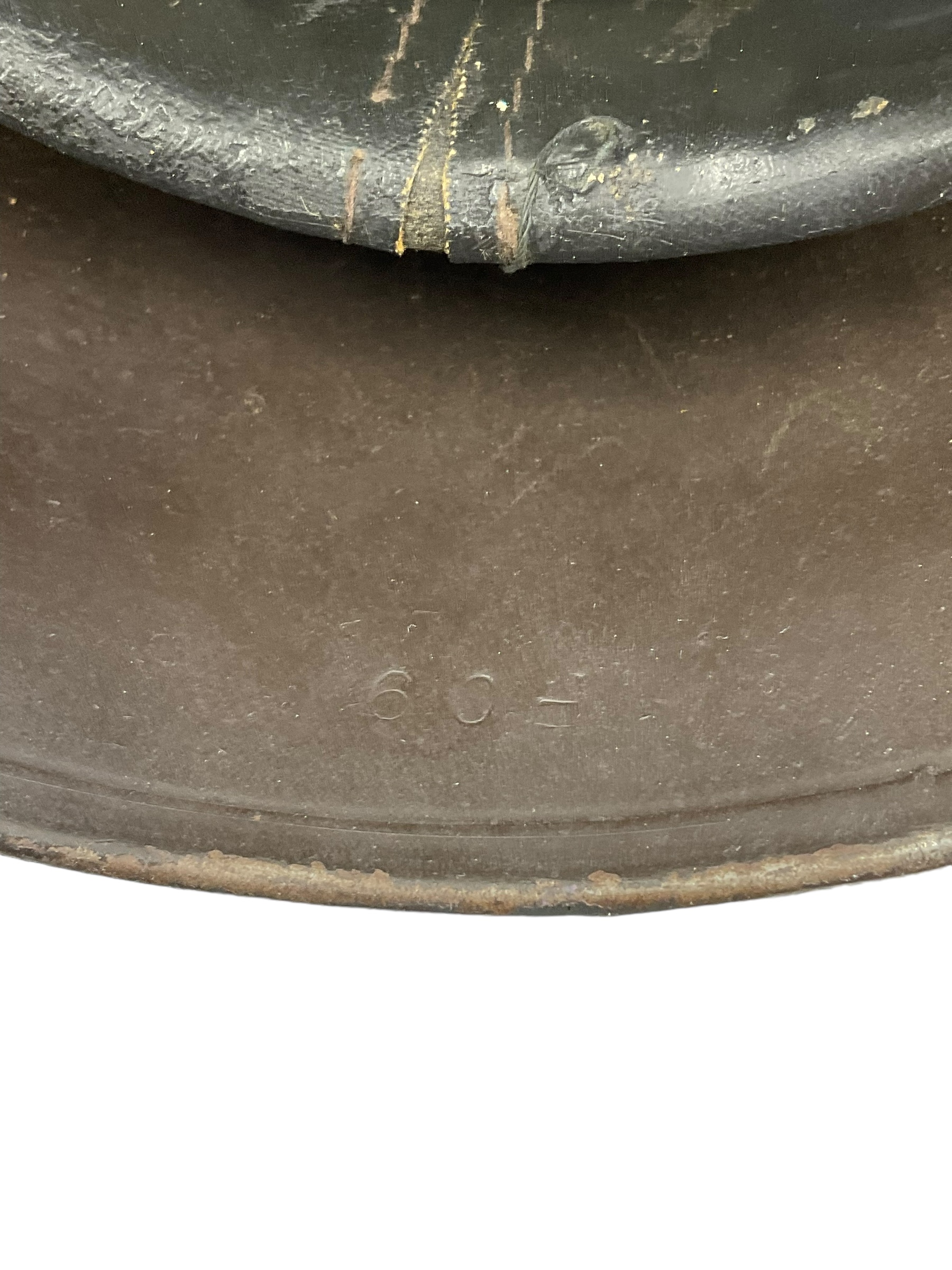 WW2 British Royal Armoured Corps Helmet BMB 1945 Dated WW2 British Royal Armoured Corps Helmet BMB 1945 Dated