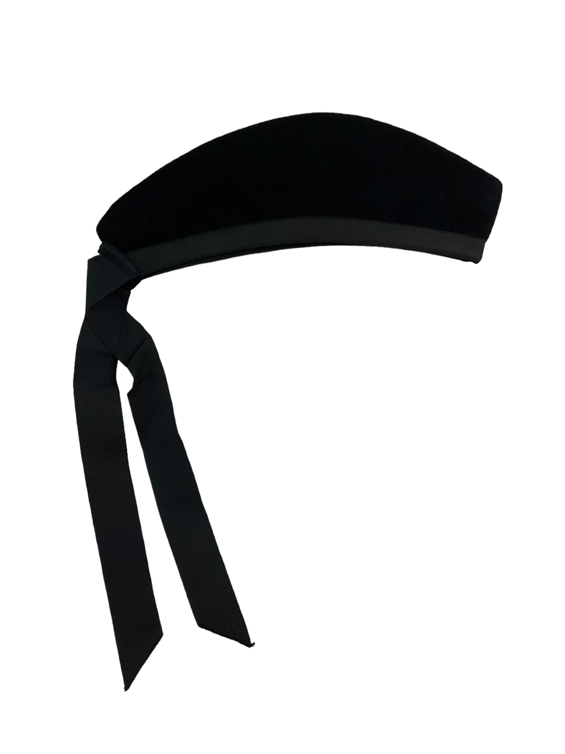 British Scottish Highland Pipers Black Glengarry Cap Hat 7 1/8 British Scottish Highland Pipers Black Glengarry Cap Hat 7 1/8