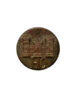 WW2 US HQ Engineers DUI Distinctive Uniform Insignia Collar Single