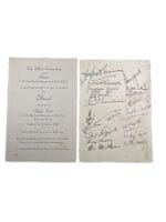 2/13th Canadian Field Artillery Signed Officers Mess Dinner Shoot