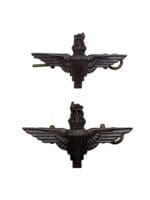 WW2 British Parachute Regiment OSD Officers Airborne Collars Insignia Pair