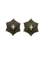 WW2 Canadian Governor Generals Foot Guards GGFG Collars Insignia Pair