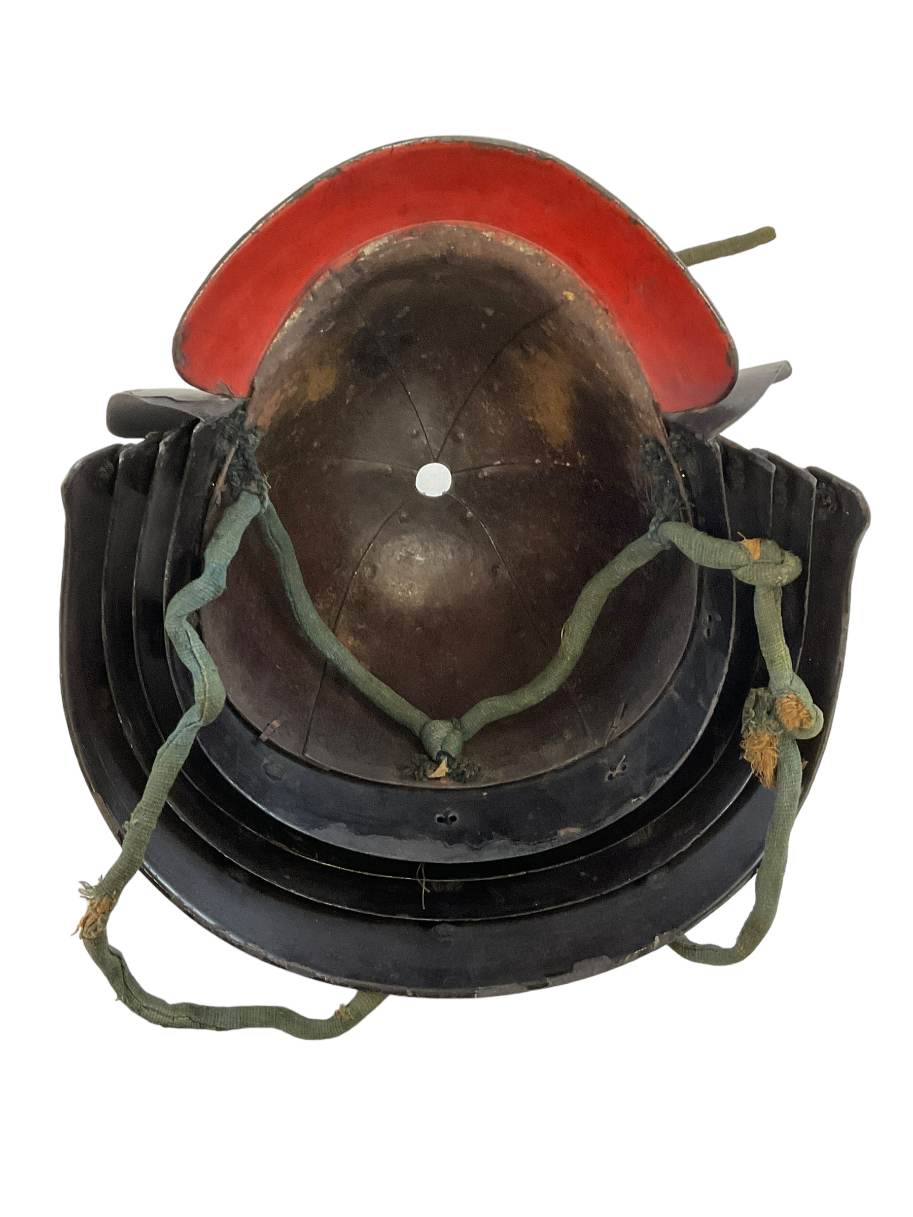 Original Antique Japanese Mid Edo Period Samurai Helmet & Chin Guard Original Antique Japanese Mid Edo Period Samurai Helmet & Chin Guard