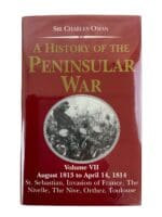 British Napoleonic A History of the Peninsular War Vol 7 Hardcover Reference Book