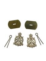 British Army Apprentices School Staybright Collars Insignia Pair