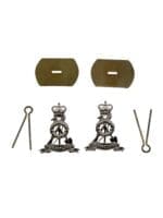 British Pioneer Corps Staybright Collars Insignia Pair