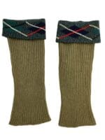 British Highland Hose Tartan Top 1962 Dated Broad Arrowed British Highland Hose Tartan Top 1962 Dated Broad Arrowed