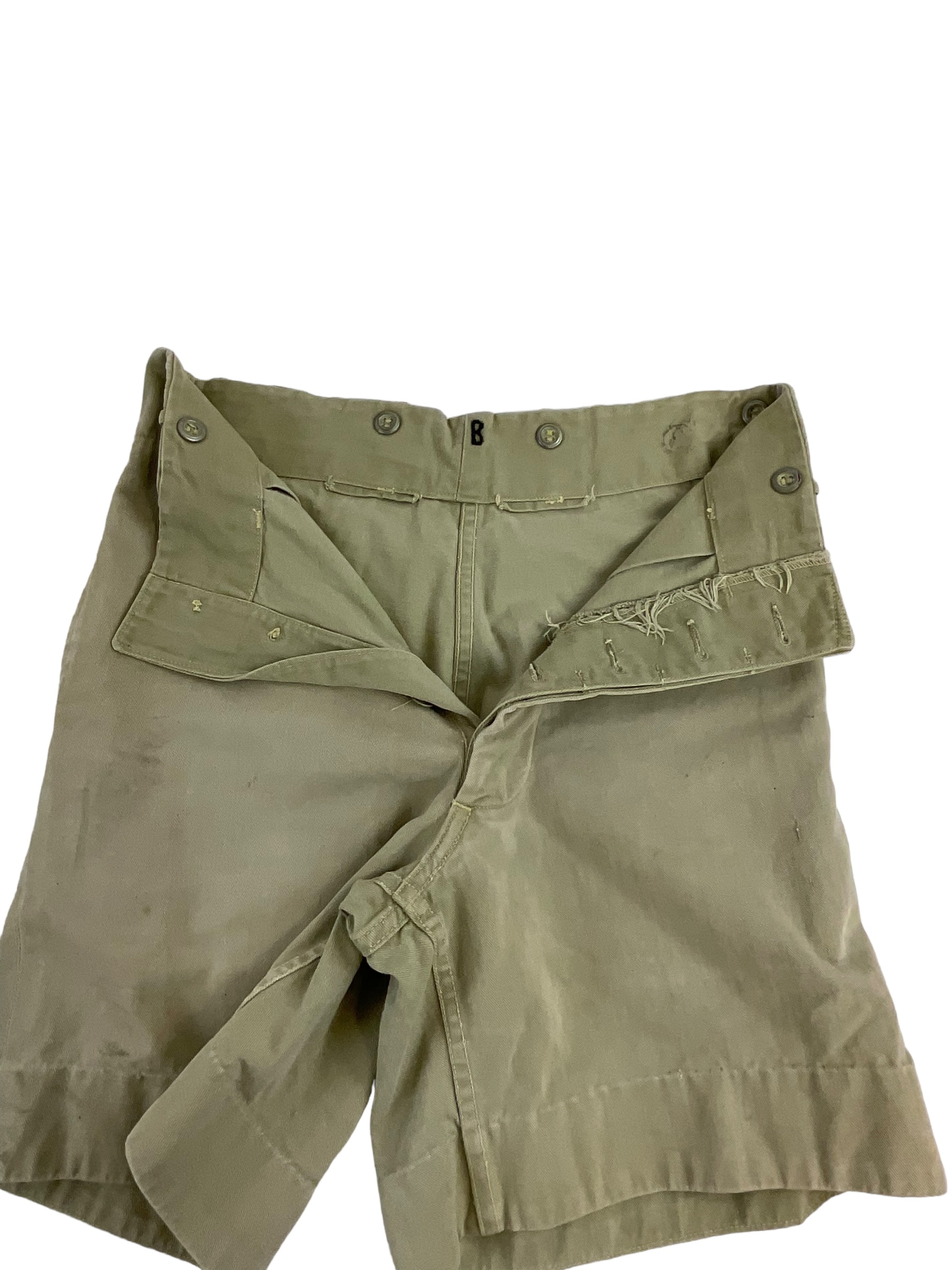 WW2 Canadian Army Tropical Shorts Size 10 C Broad Arrowed WW2 Canadian Army Tropical Shorts Size 10 C Broad Arrowed