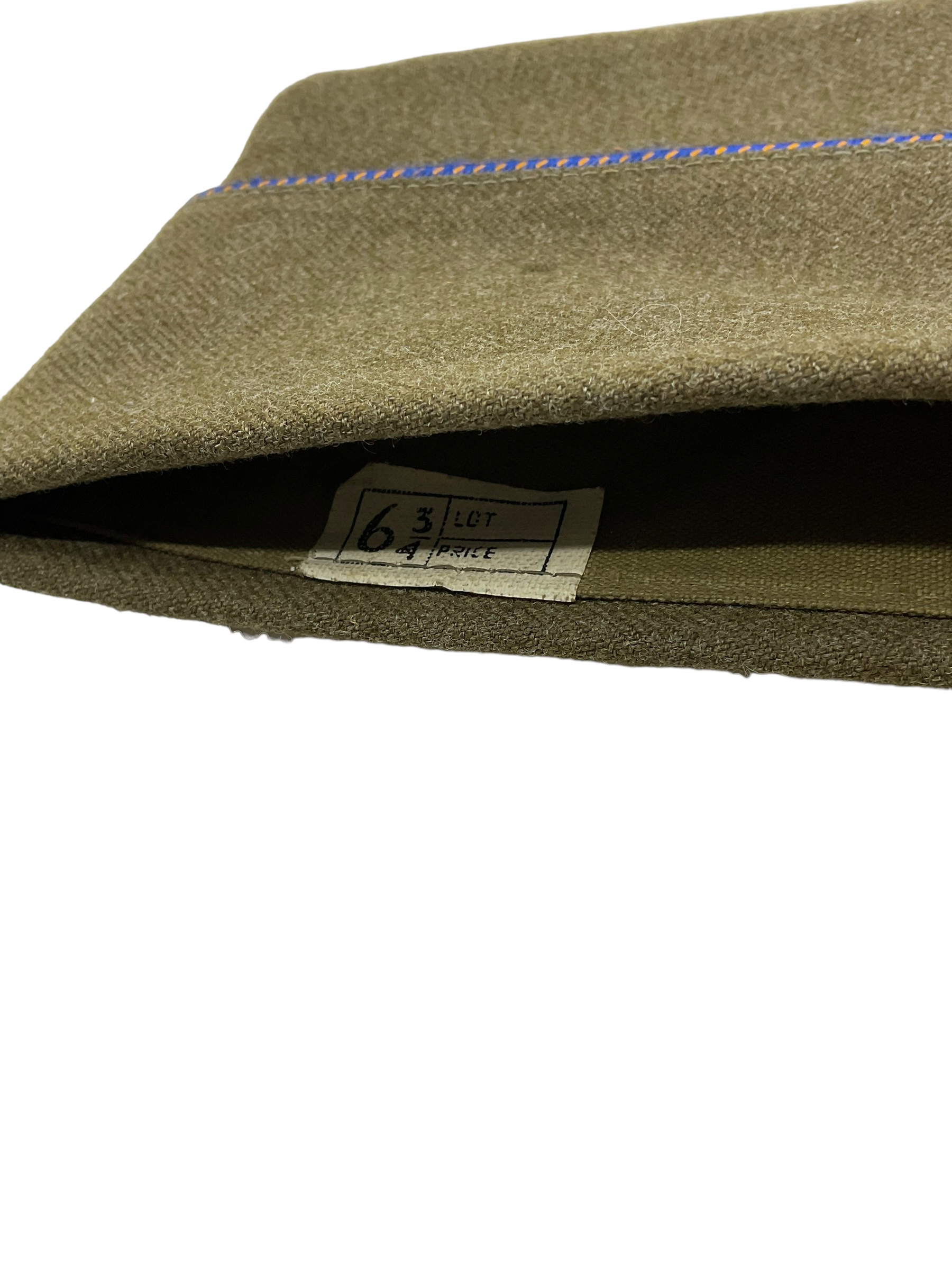 WW2 US Army Airways Communication System Garrison Cap with Badge Size 6 3/4 WW2 US Army Airways Communication System Garrison Cap with Badge Size 6 3/4