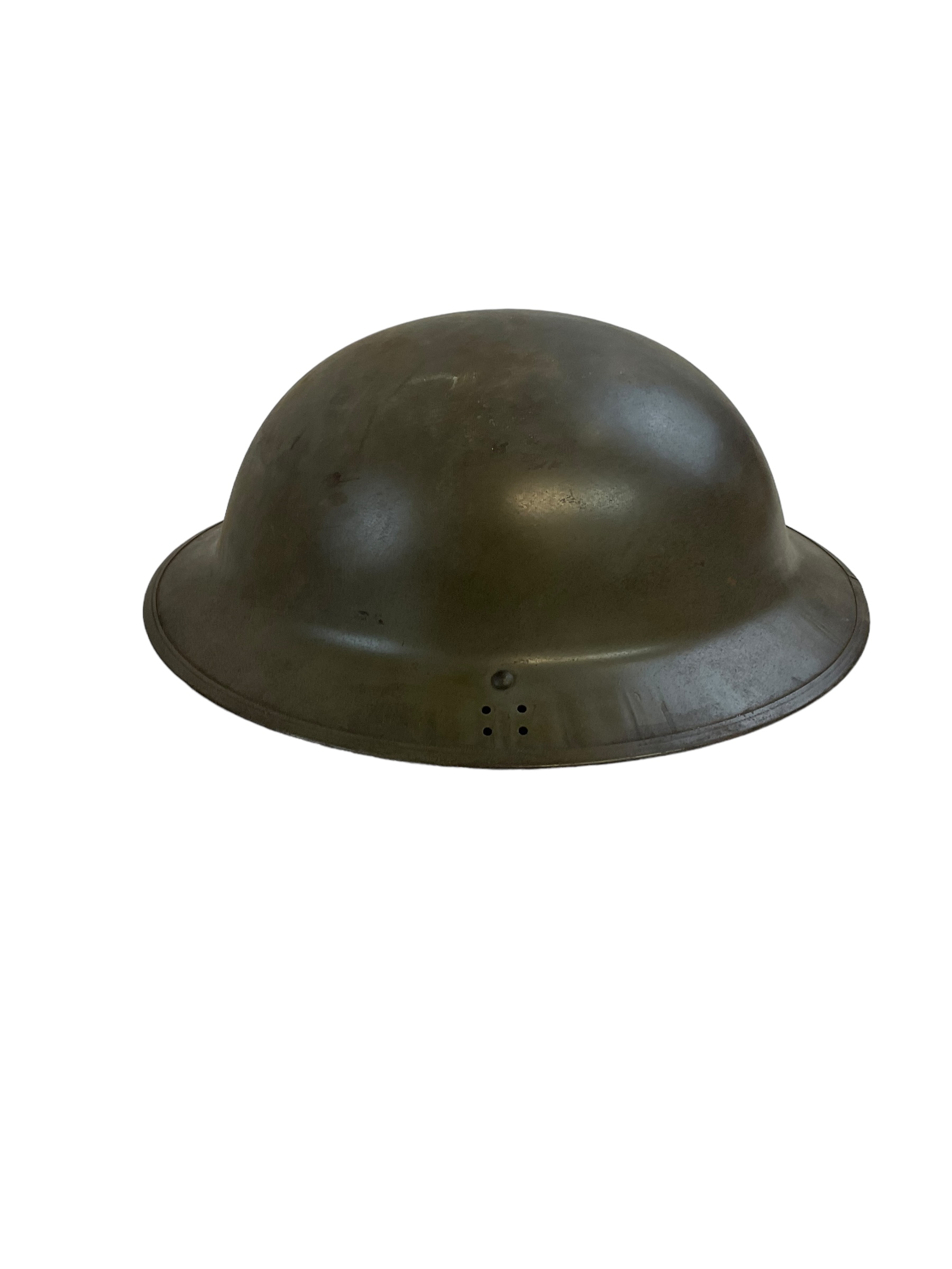 WW2 British Factory Civil Defence Helmet Mk 2 Number 2D WW2 British Factory Civil Defence Helmet Mk 2 Number 2D