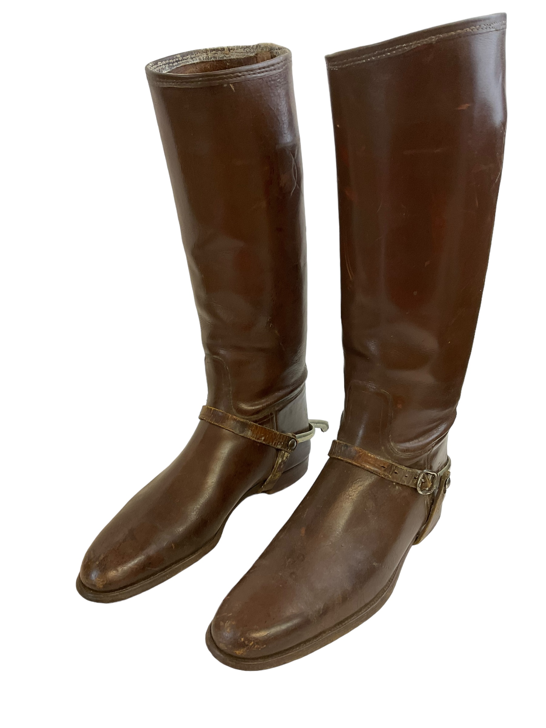 WW1 British Canadian Officers Riding Boots with Spurs WW1 British Canadian Officers Riding Boots with Spurs