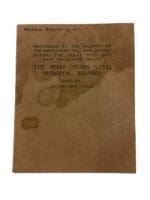 WW1 British BEF Memorial Register 29 Pt XXIX Ypres Menin Gate SC Reference Book WW1 British BEF Memorial Register 29 Pt XXIX Ypres Menin Gate SC Reference Book