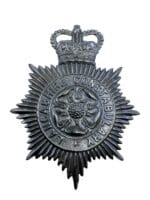 British Lancashire Constabulary Police Helmet Plate
