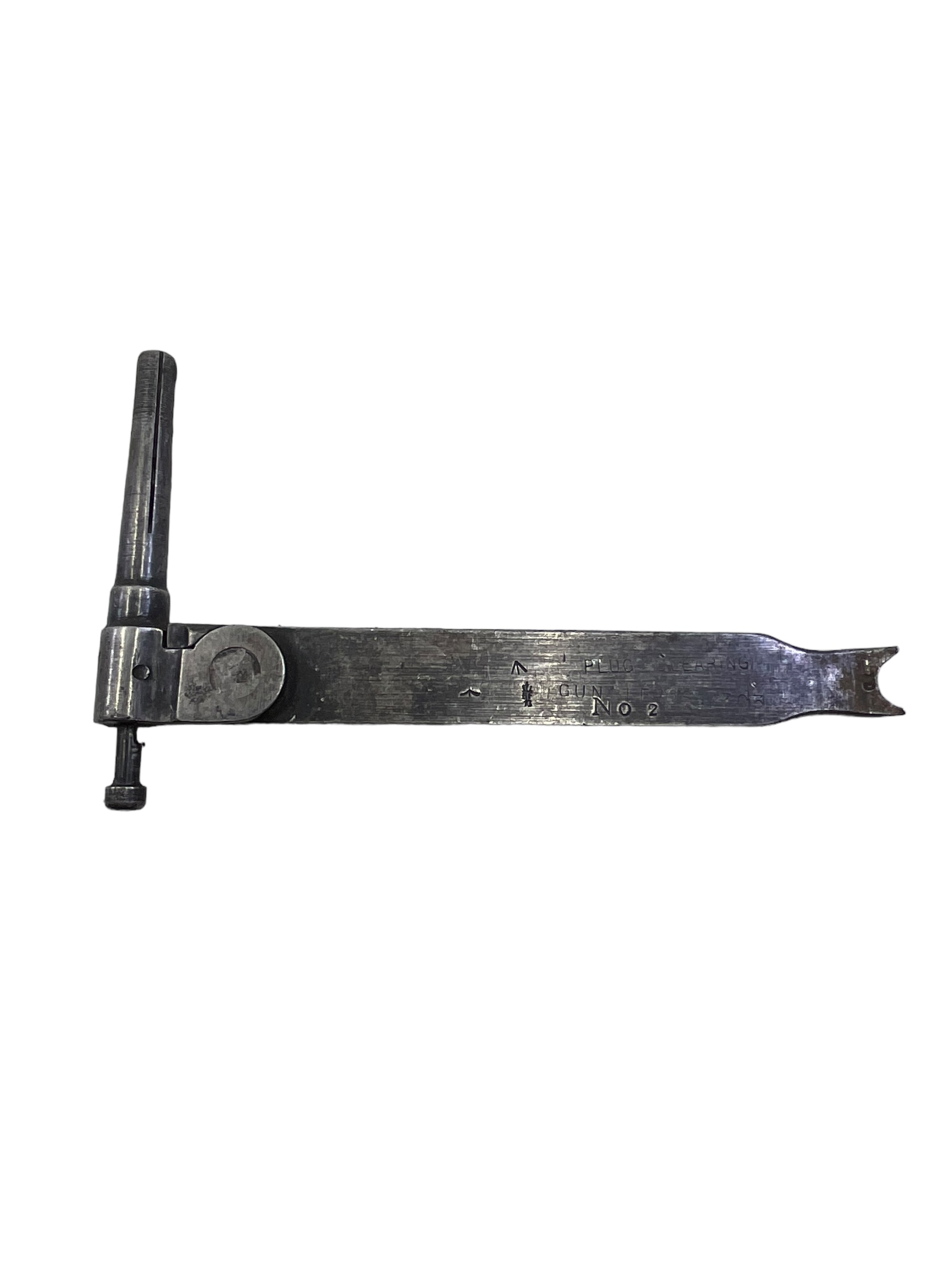 WW1 British Lewis Vickers Machine Gun 2nd Pattern Plug Clearing Tool WW1 British Lewis Vickers Machine Gun 2nd Pattern Plug Clearing Tool