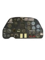 WW2 US USAAF P38 Lightning REPRODUCTION Instrument Panel with Original Instruments