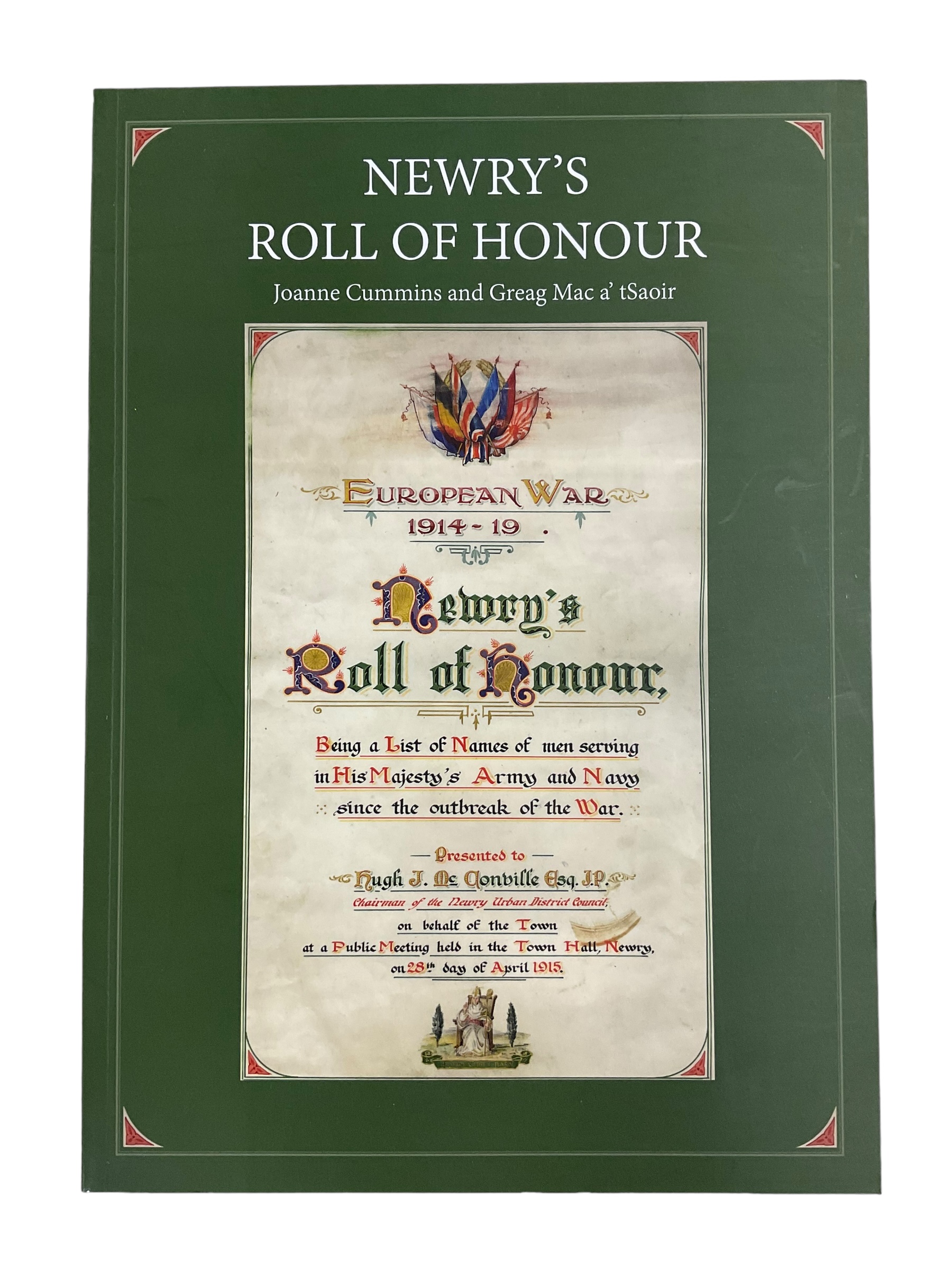 WW1 British Irish Newrys Roll of Honour Softcover Reference Book WW1 British Irish Newrys Roll of Honour Softcover Reference Book