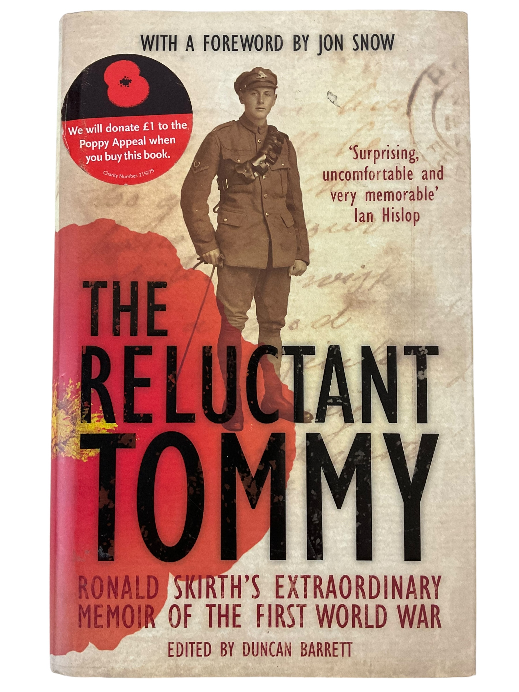 WW1 British BEF The Reluctant Tommy Memoir Hardcover Reference Book WW1 British BEF The Reluctant Tommy Memoir Hardcover Reference Book
