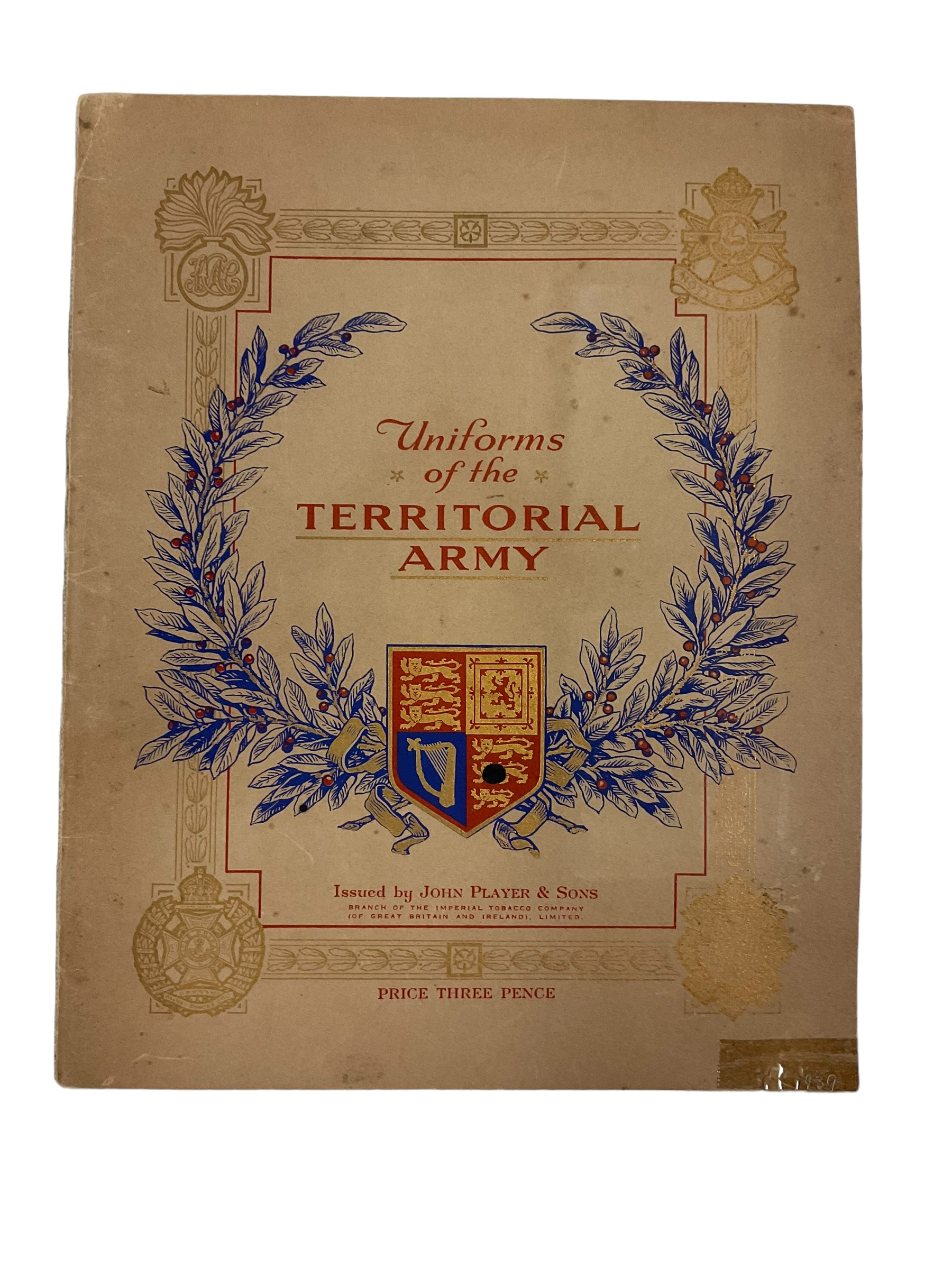 WW1 British Uniforms of the Territorial Army Cigarette Cards Comp Reference Book WW1 British Uniforms of the Territorial Army Cigarette Cards Comp Reference Book