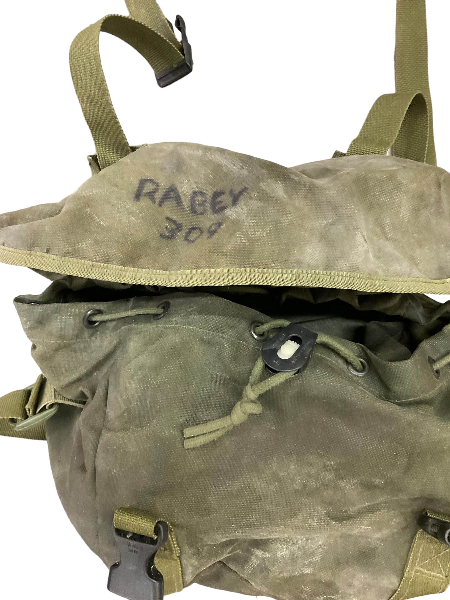 Canadian 82 Pattern Small Field Pack Butt Pack Named Canadian 82 Pattern Small Field Pack Butt Pack Named