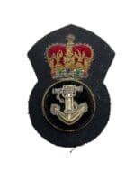 Canadian Navy RCN PO Petty Officer Bullion Wire Cap Badge
