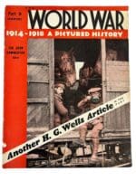 WW1 British Canadian BEF CEF World War Magazine Book 2 H.G. Wells Article