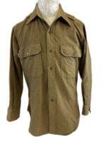 WW2 US Army Officers Wool Shirt Size 15 1/2