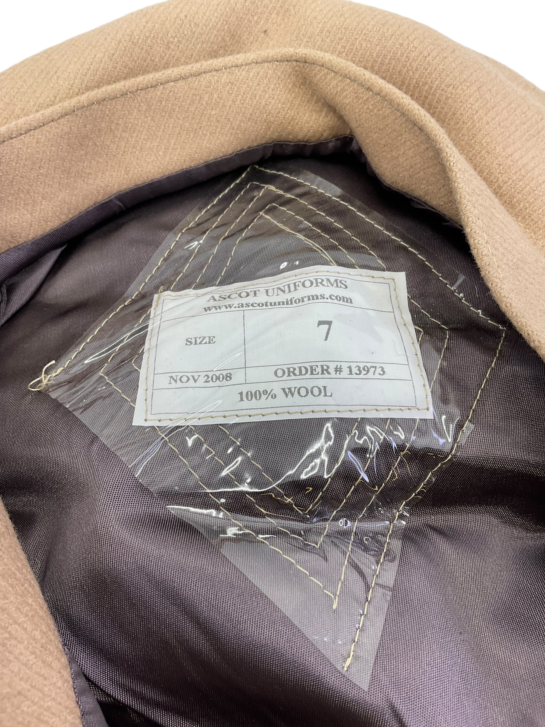 Canadian Toronto Scottish TOS Fawn Officers Balmoral Size 7 Canadian Toronto Scottish TOS Fawn Officers Balmoral Size 7