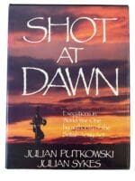 WW1 British BEF Shot at Dawn Executions in WW1 British Army Act Reference Book