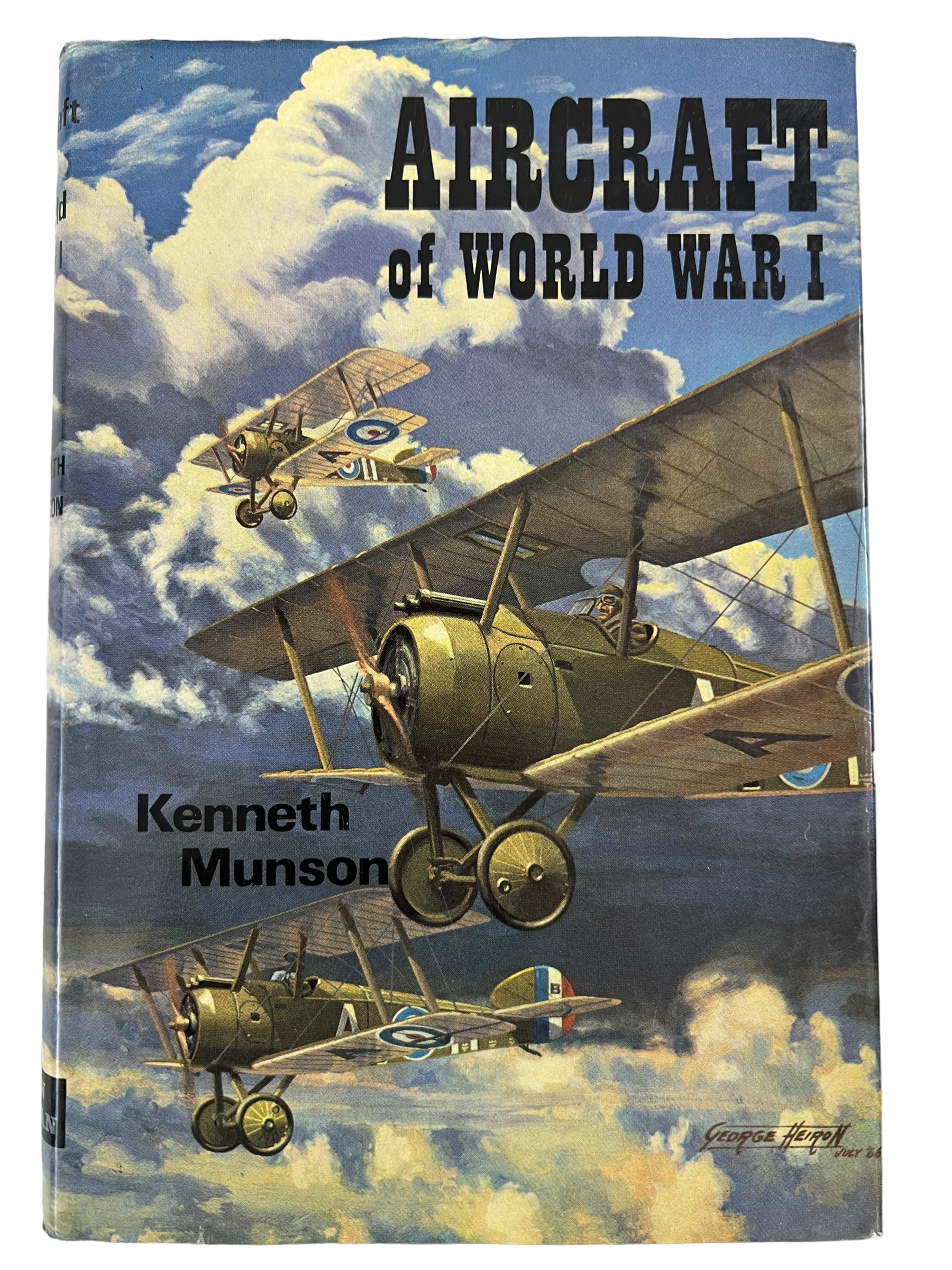 WW1 British French German Aircraft of WW1 Kenneth Munson HC Reference Book WW1 British French German Aircraft of WW1 Kenneth Munson HC Reference Book