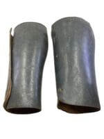 British Black Leather Officers Gators British Black Leather Officers Gators