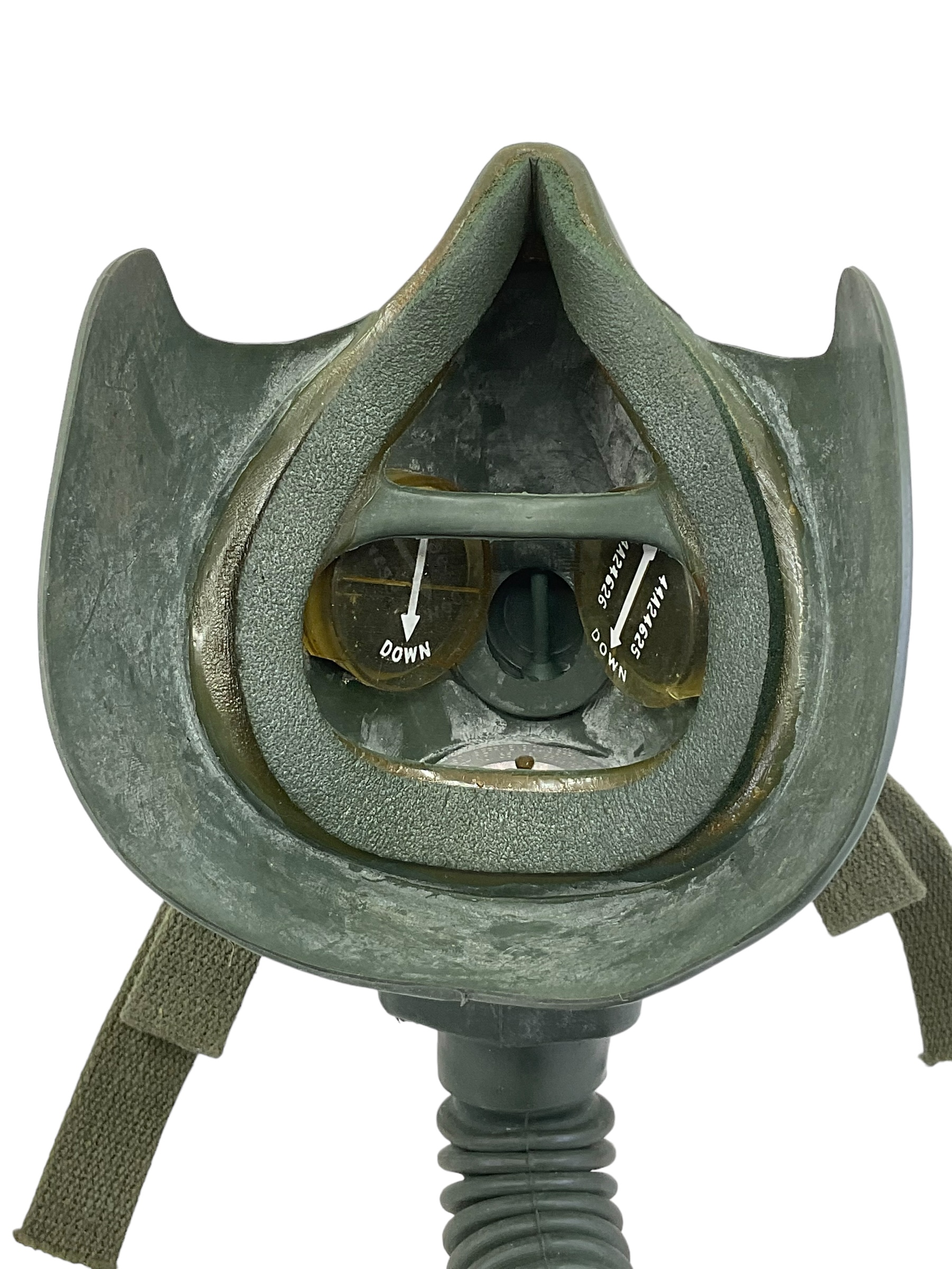 US USAF MS22001 Oxygen Mask 1958 Dated - Military Antiques Toronto