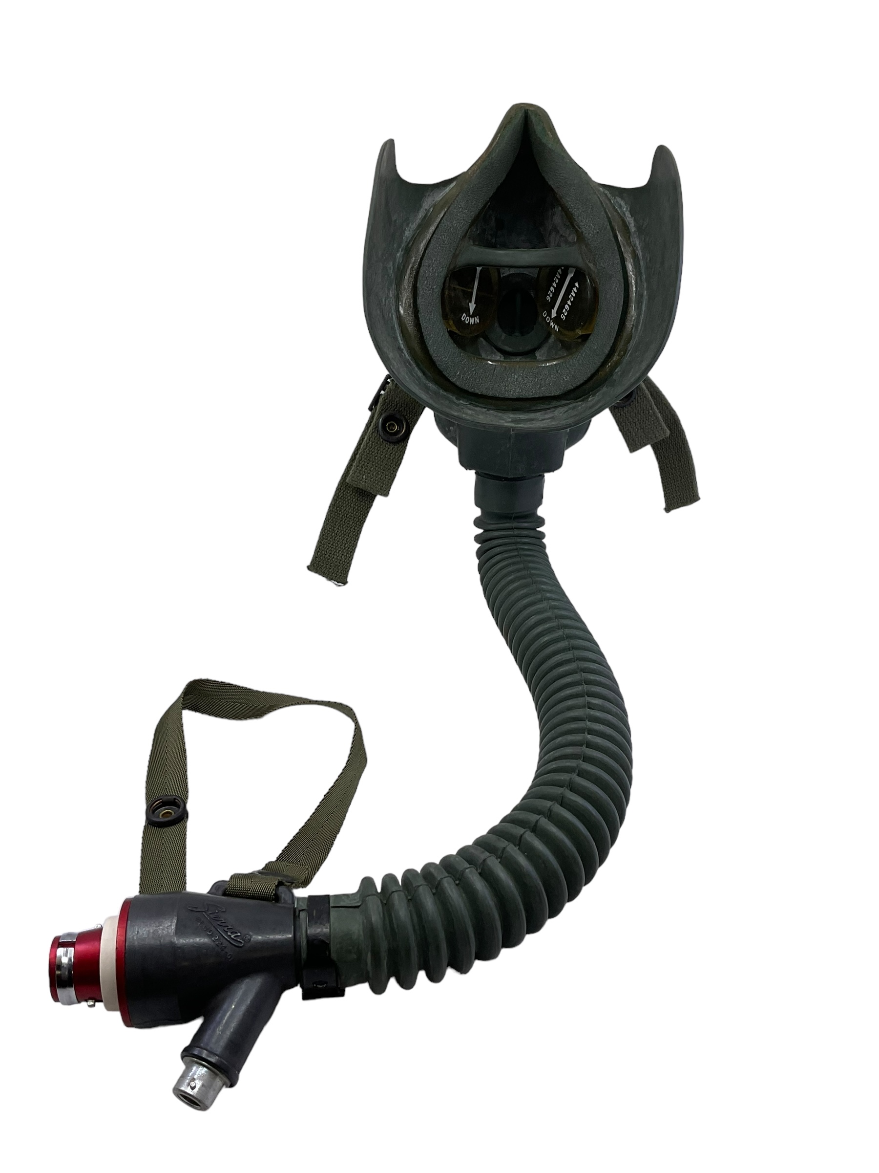 US USAF MS22001 Oxygen Mask 1958 Dated - Military Antiques