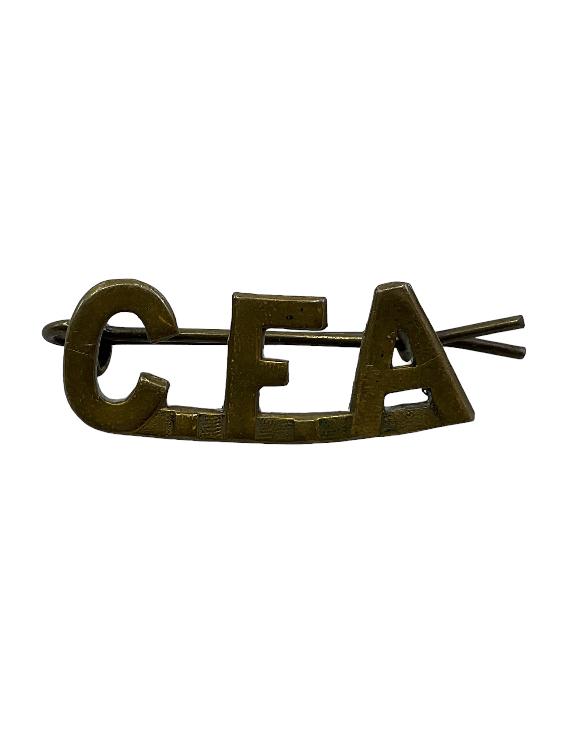 WW1 Canadian CEF CFA Field Artillery Shoulder Title Insignia Single WW1 Canadian CEF CFA Field Artillery Shoulder Title Insignia Single