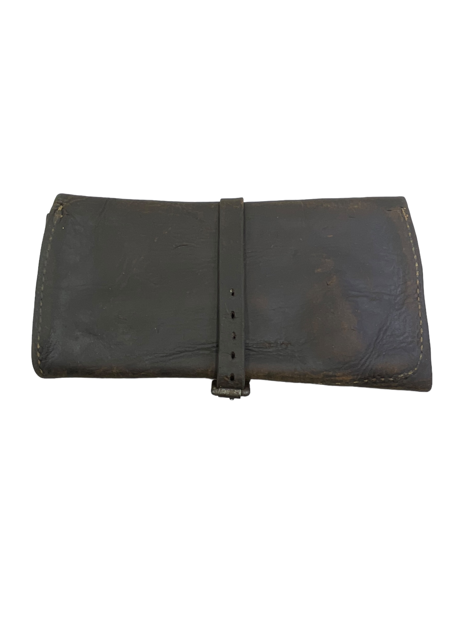 WW1 British Lewis Machine Gun Leather Tool Wallet 1917 Dated WW1 British Lewis Machine Gun Leather Tool Wallet 1917 Dated