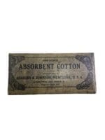 WW1 US AEF Absorbent Cotton Dressing First Aid Sealed in Container WW1 US AEF Absorbent Cotton Dressing First Aid Sealed in Container
