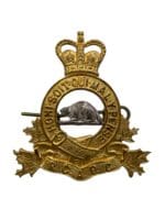 Royal Canadian Army Pay Corps RCAPC Officers Cap Badge