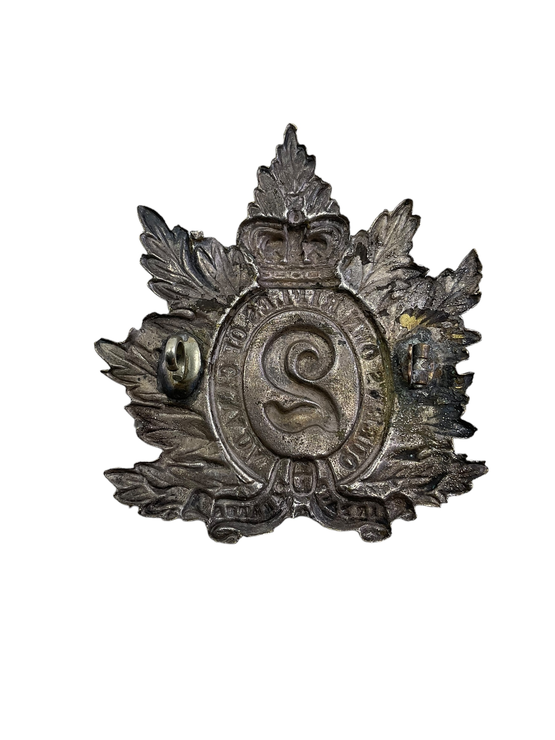 Canadian Queens Own Rifles Officers Shako Cap Badge Canadian Queens Own Rifles Officers Shako Cap Badge