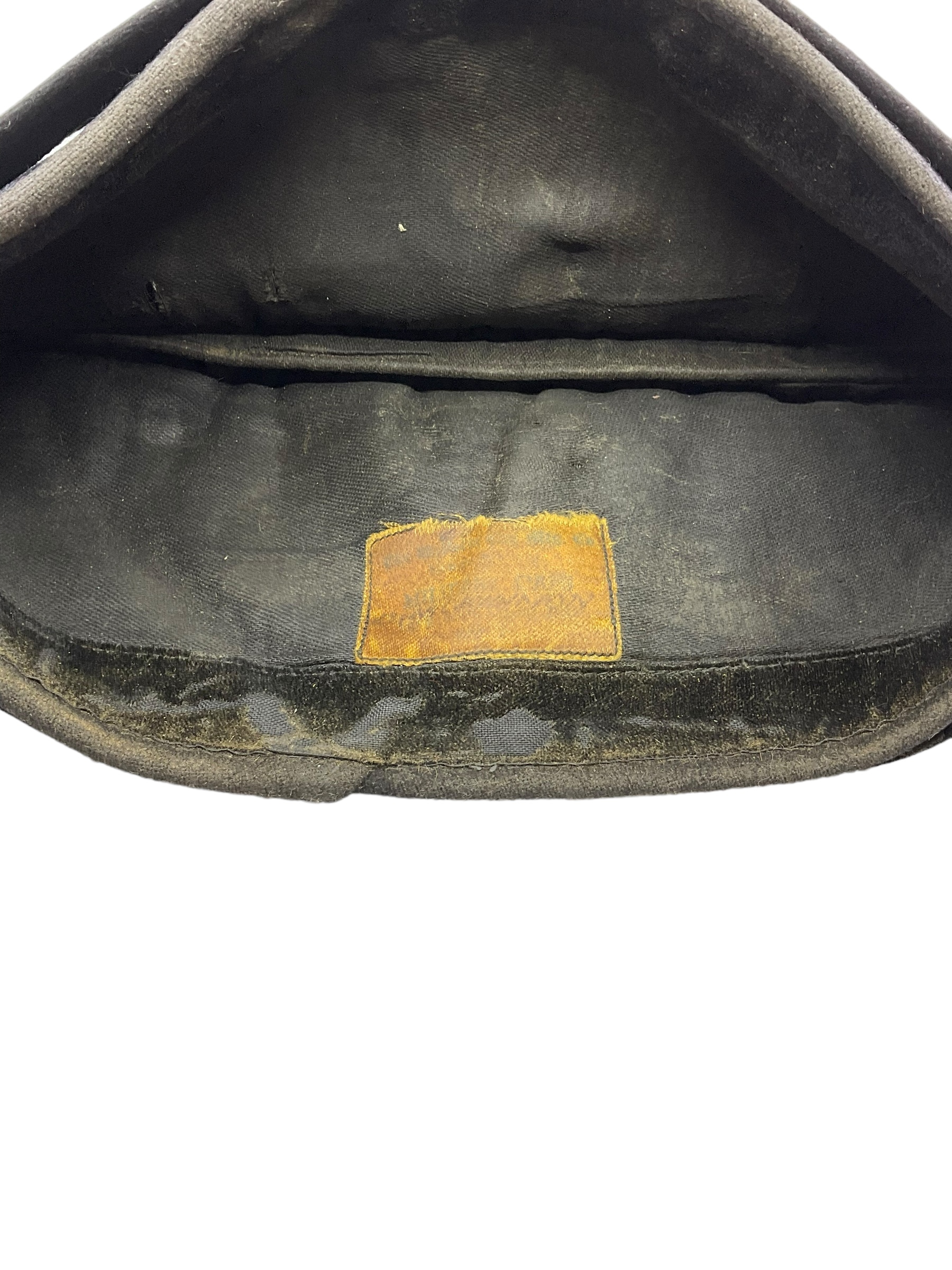 Canadian Royal Military College Blue Wedge Cap Size 7 Named 1949 Dated Canadian Royal Military College Blue Wedge Cap Size 7 Named 1949 Dated