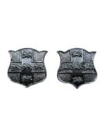 British York City Constabulary Police Collars Insignia Pair
