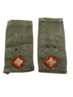 Canadian Army Bush Dress Officers Slip On Shoulder Boards Pair