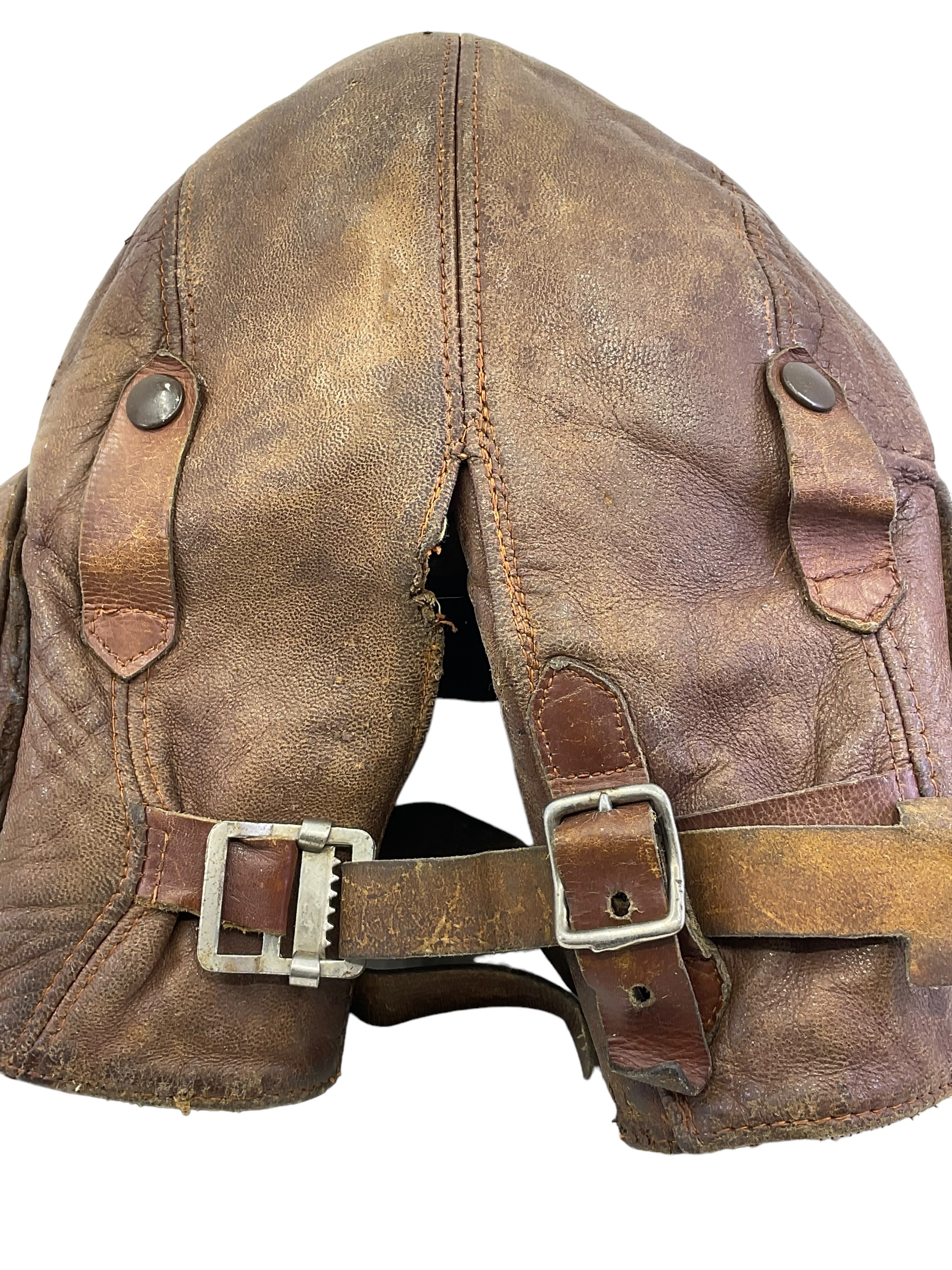 WW2 Canadian RCAF Type B Leather Flying Helmet Named WW2 Canadian RCAF Type B Leather Flying Helmet Named