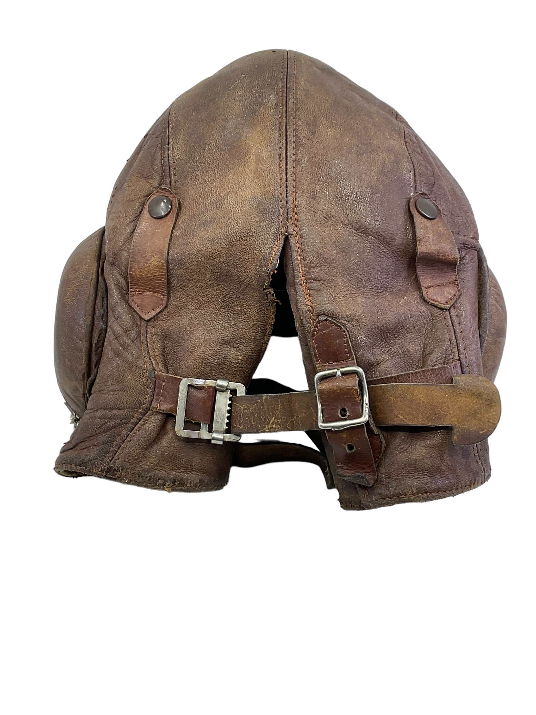 WW2 Canadian RCAF Type B Leather Flying Helmet Named WW2 Canadian RCAF Type B Leather Flying Helmet Named