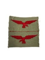 WW2 Canadian RCAF Tropical Sleeve Eagles Insignia Pair