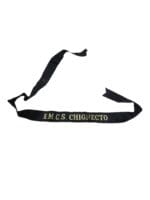 Canadian Navy HMCS Chignecto Full Length Cap Tally Canadian Navy HMCS Chignecto Full Length Cap Tally