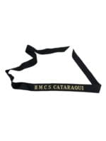 Canadian Navy HMCS Cataraqui Full Length Cap Tally Canadian Navy HMCS Cataraqui Full Length Cap Tally