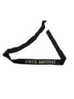 Canadian Navy HMCS Saguenay Full Length Cap Tally Canadian Navy HMCS Saguenay Full Length Cap Tally