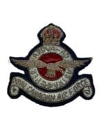 WW2 Canadian RCAF Bullion Wire Blazer Crest Patch