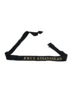 Canadian Navy HMCS Athabaskan Full Length Cap Tally Canadian Navy HMCS Athabaskan Full Length Cap Tally