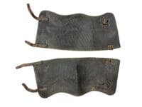 WW2 British Blancoed Rifle Regiment Spats Size 2 Dated 1944