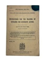 WW1 British Army BEF Training Of Divisions For Offensive Actions 1916 Training Manual WW1 British Army BEF Training Of Divisions For Offensive Actions 1916 Training Manual